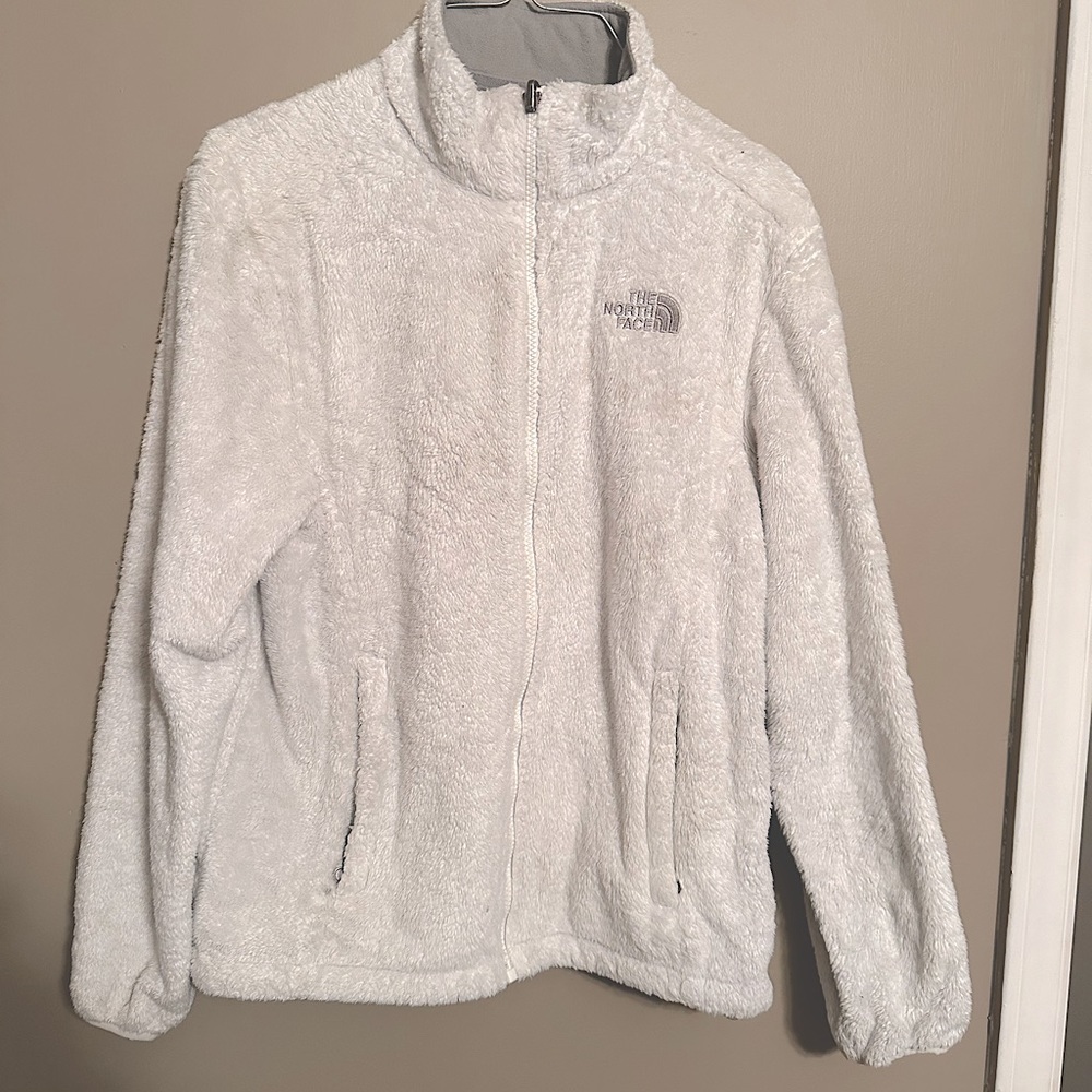 Whit fleece North Face Womens Coat